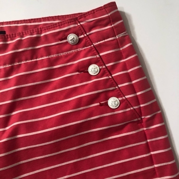 Tommy Hilfiger Striped Pink Nautical Shorts Sz 6 - Picture 2 of 6